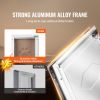 Pet Door, 8.27" x 11.93" Aluminum Frame with Lock and Flap System, Weatherproof Doggy Door, Easy to Install in Interior or Exterior Doors