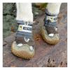 Pet Non-Skid Booties, Waterproof Socks Breathable Non-Slip with 3m Reflective Adjustable Strap Small to Large Size (4PCS/Set) Paw Protector